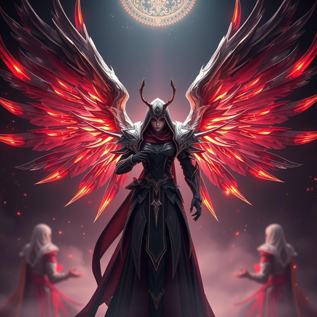 Anime Assassin Emperor with Heavenly Wings