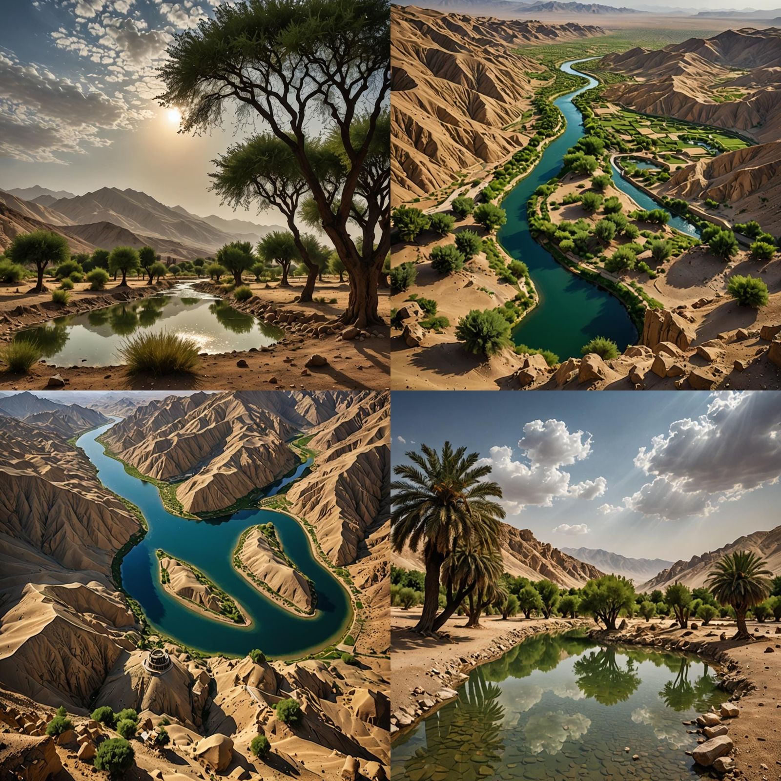 Ancient Persian Landscapes with Oriental Ambiance