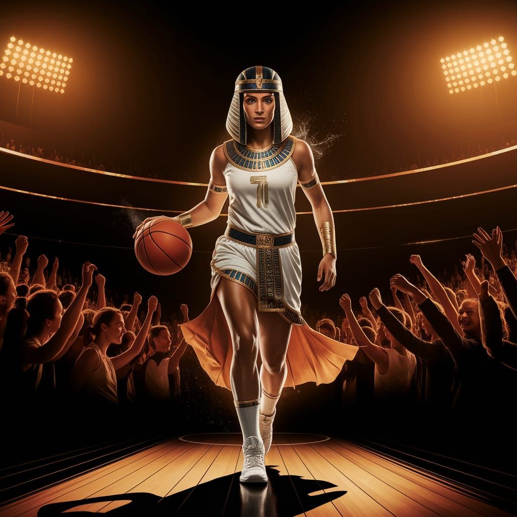 Egyptian Queen Dominates the Court in WNBA Style