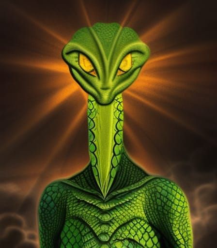 Draconian Alien in Divine Sunshine