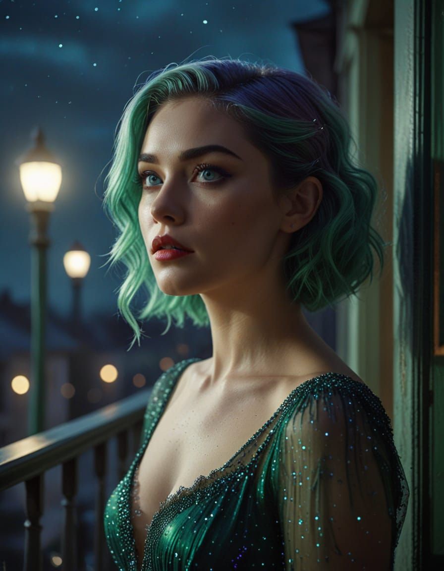 mysterious young woman