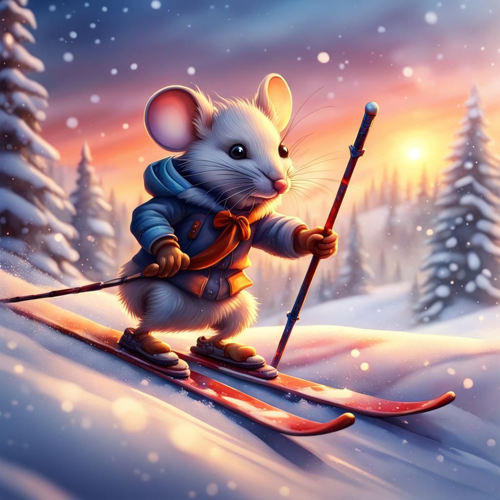 'Mouse Skiing'