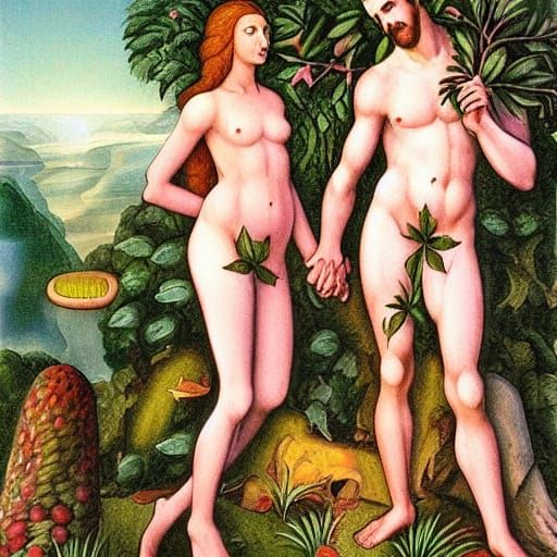 Adam and Eve in the Garden of Eden