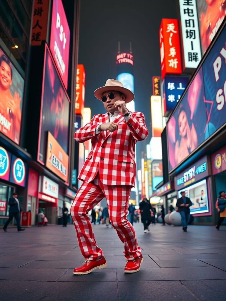 Gangnam Style Icon Performs Dynamic Dance