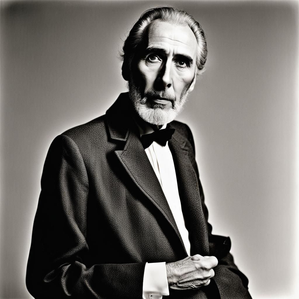 Striking Portrait in Avedon Style