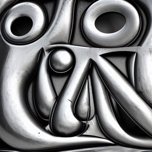 Voluptuous Breasts Inspired by Tinguely and Picasso