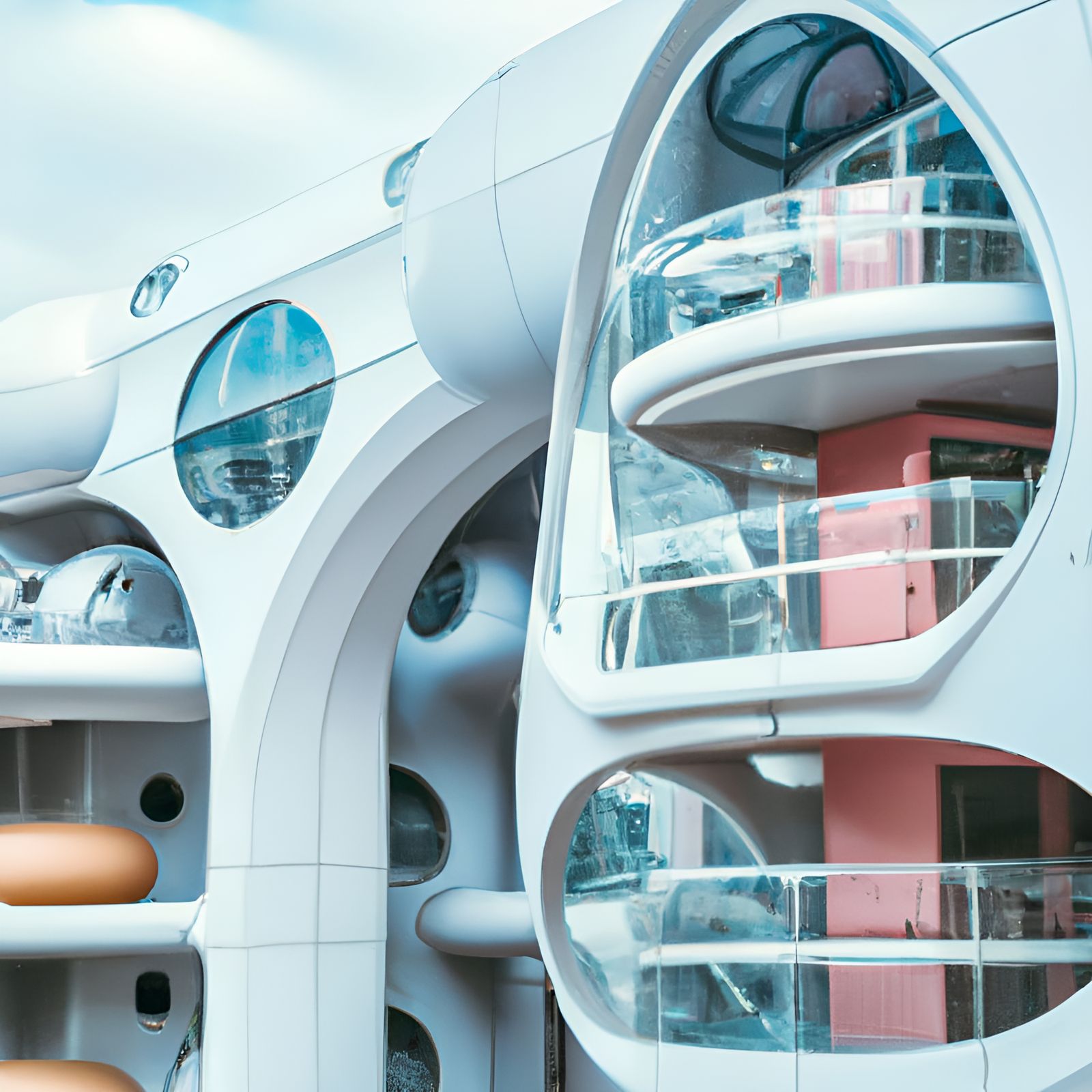 Futuristic Biomorph Architecture: Luxury Isolation