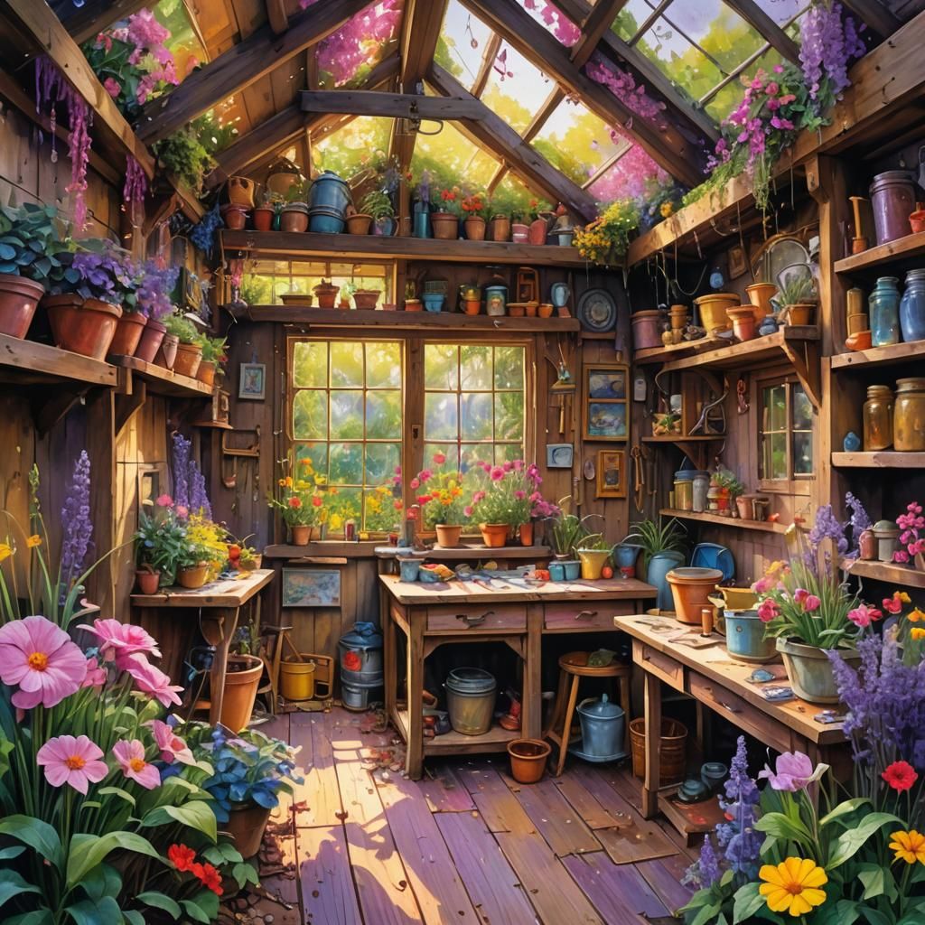 Inside my Garden Shed