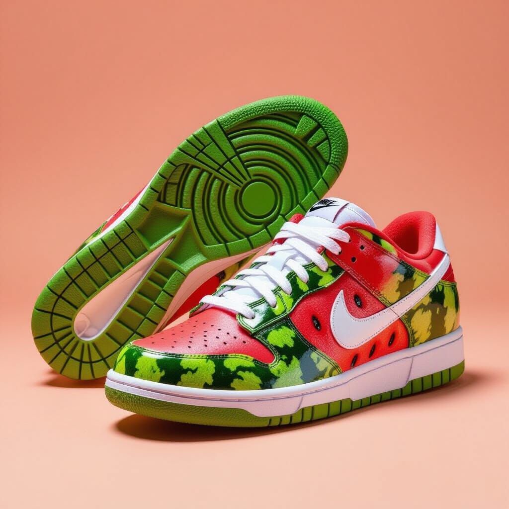 Nike Shoes with Watermelon Soles: Summer Style