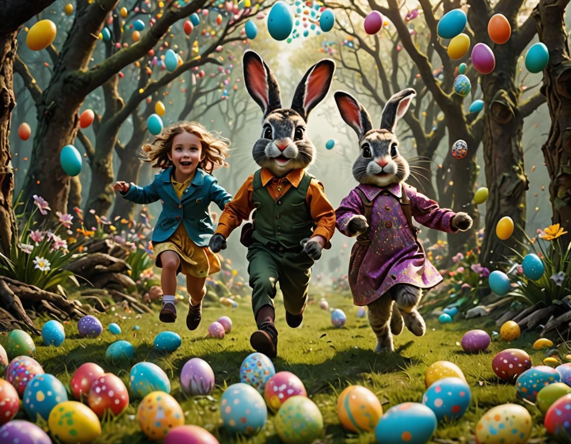 found a new friend in Easter-Land