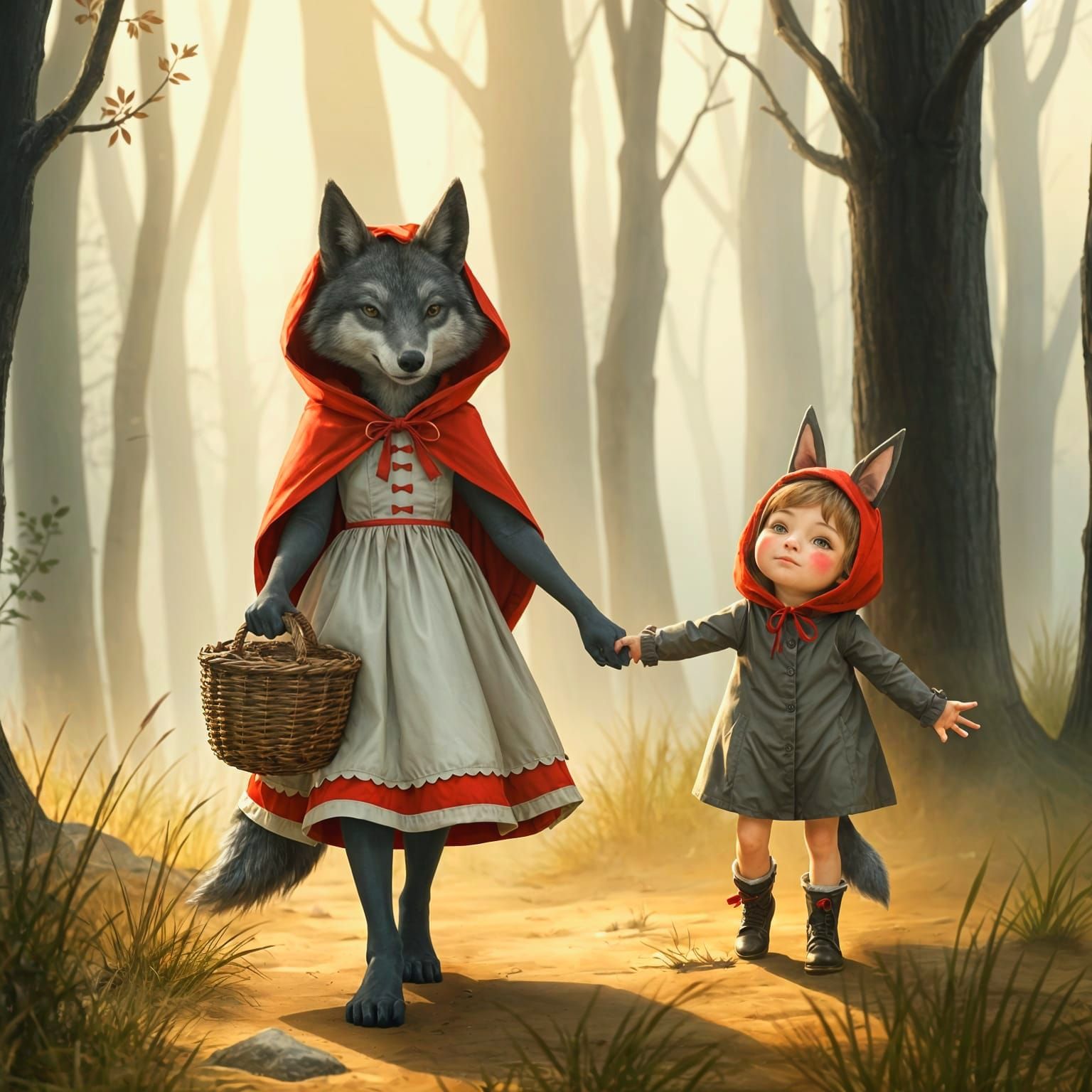 Fierce Fairytale Fusion in Whimsical Woodland