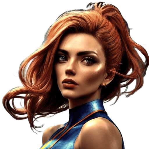 Vibrant Beauty in Cinematic Medium Shot