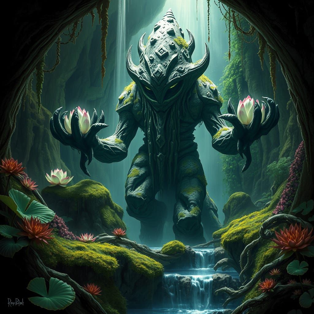Lotus Golem