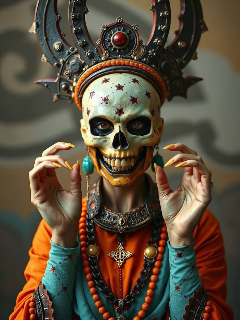 Gothic Queen: Neoplasticism Art Inspired by Grimes and Afric...