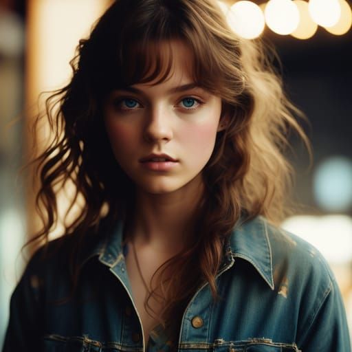 AI Image of a Brunette Haired Person