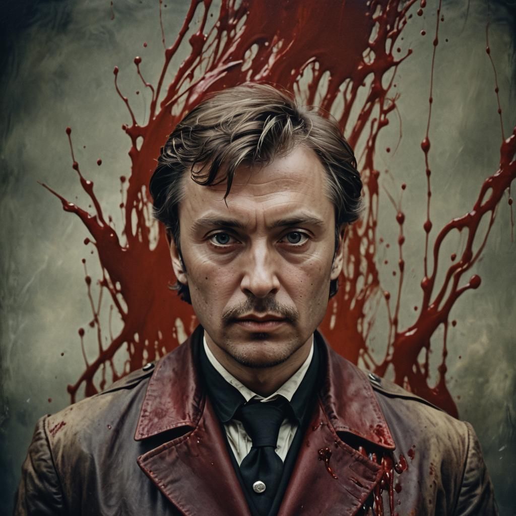 Dramatic Cinematic Still with Film Grain