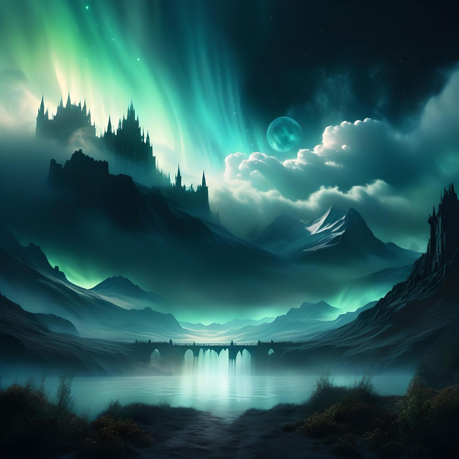 Hyperrealistic Veil Between Spirit Paradise and Prison