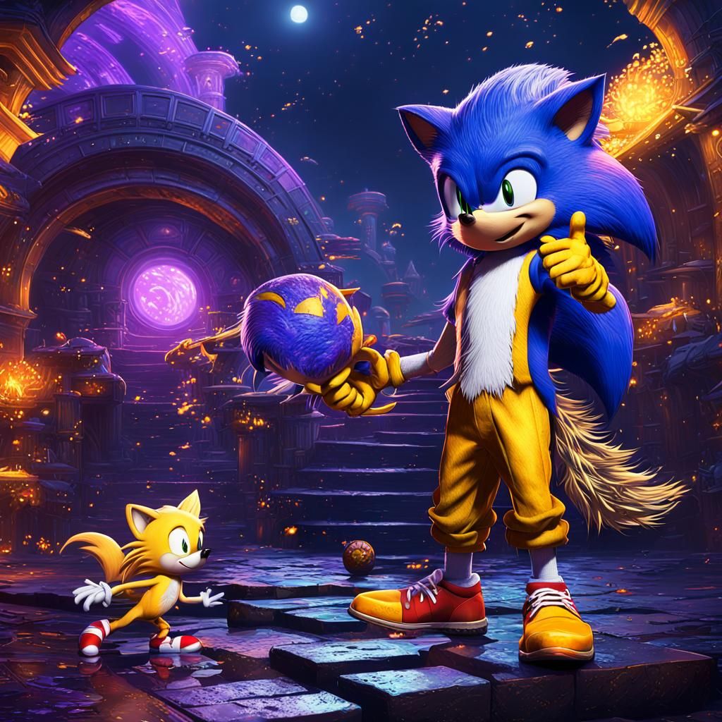 Sonic and Tails: Dark Fantasy Concept Art