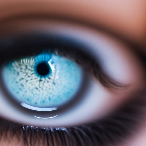 Woman's Eyes Fading Into Saturn: Photorealistic 8K