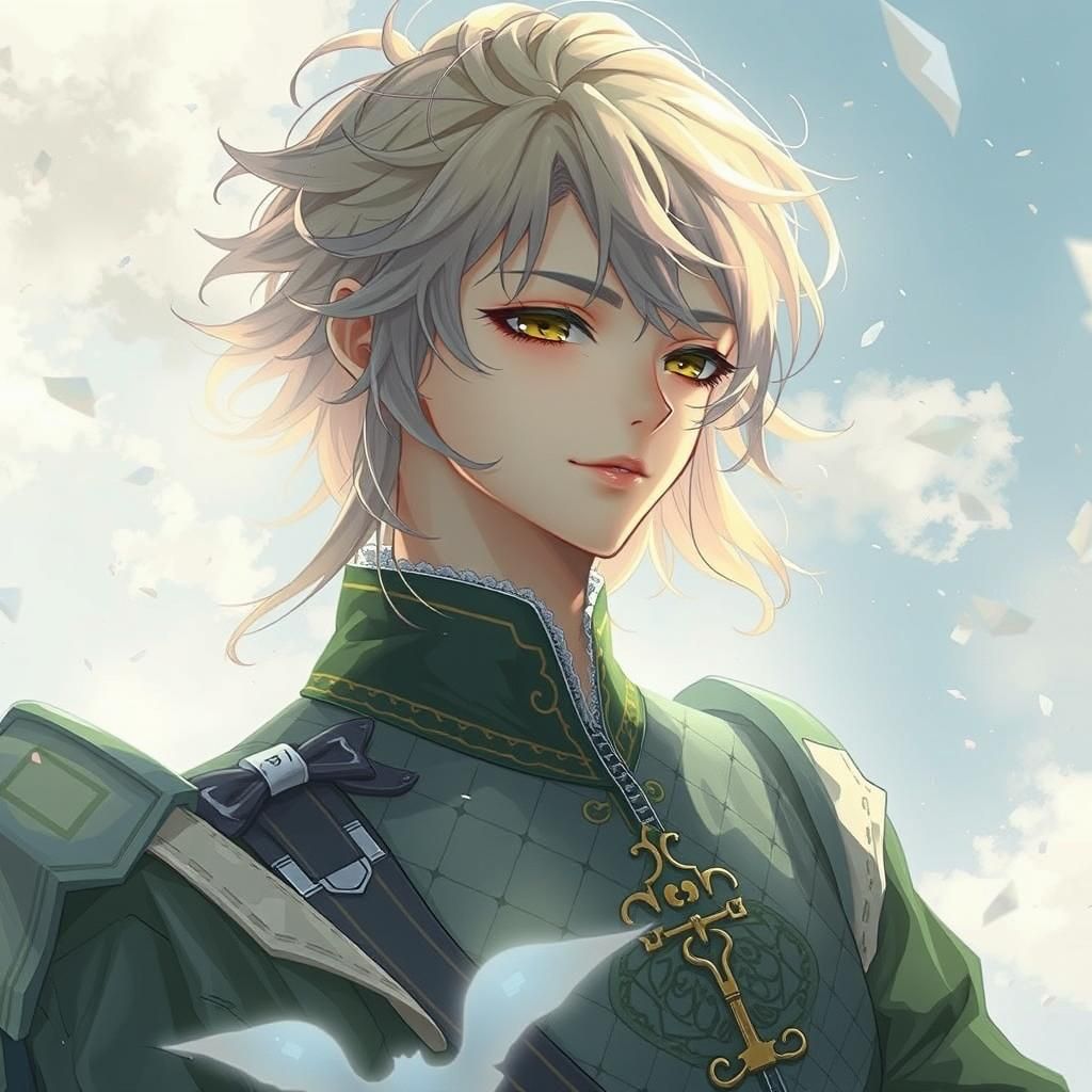 Embarrassed Anime Girl in Japanese School