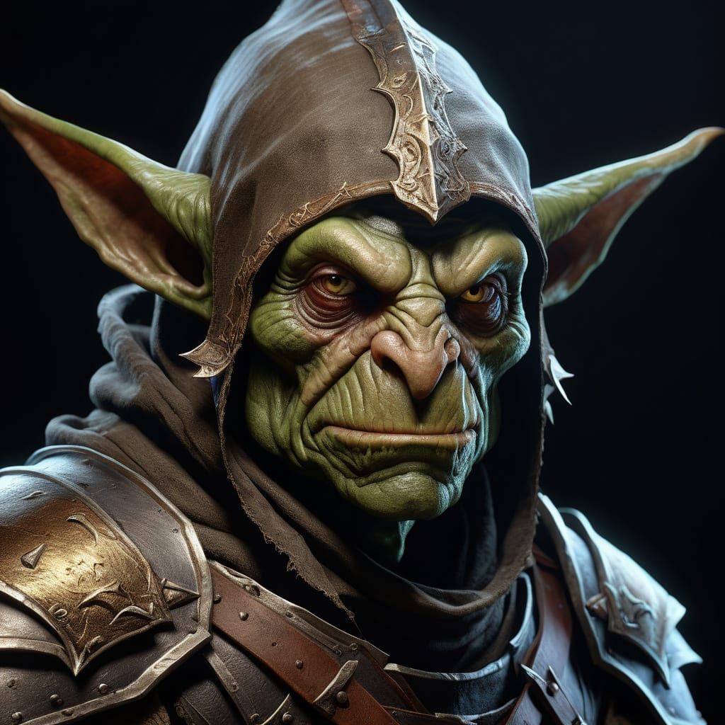 Goblin Warrior in Vivid Triadic Colors