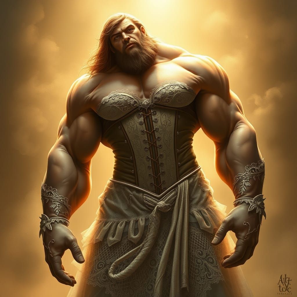 Goliath in Lace: A High-Fantasy Vision