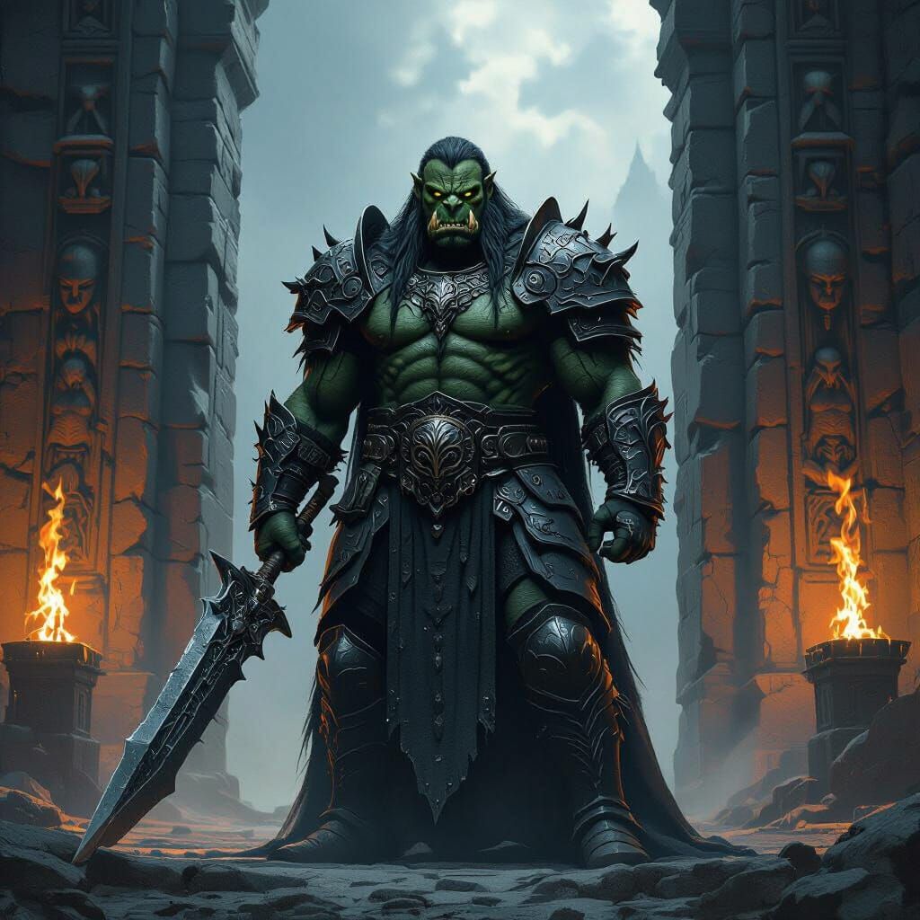 Orc Warrior Sentinel at Mystic Gate