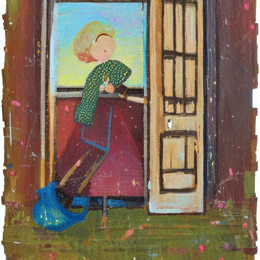 my back door fell to pieces