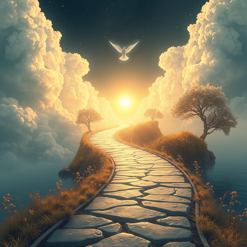 The path to the light