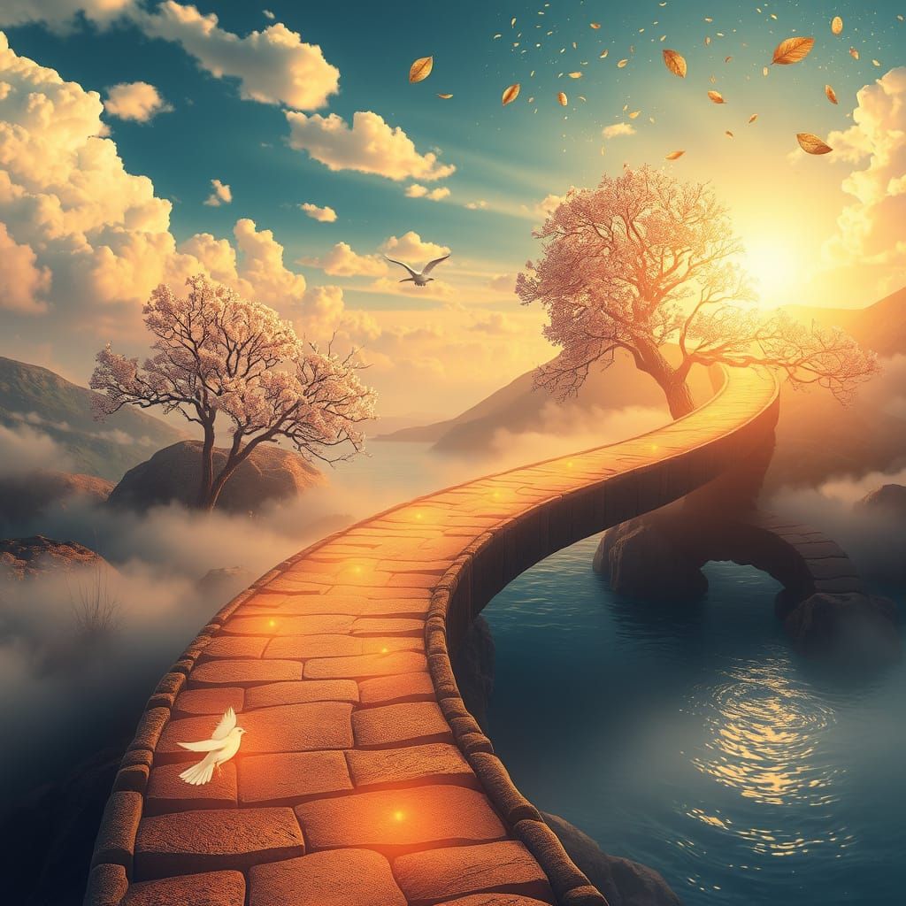 The path to the light