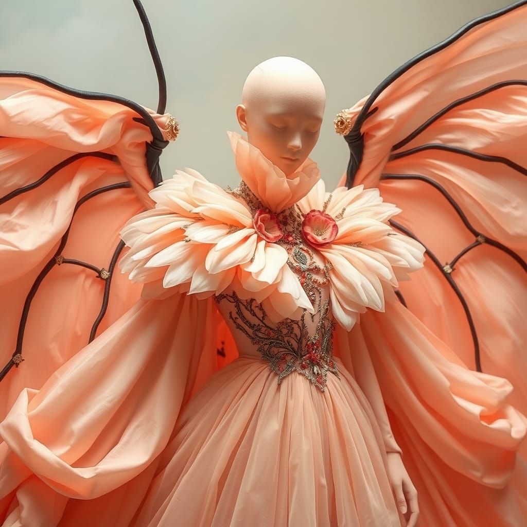 Avant-Garde Fairytale with Architectural Clothing