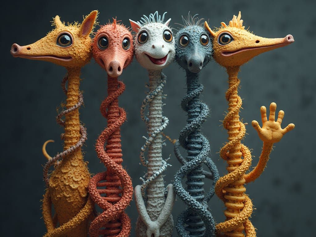 Mismatched Helix Halves