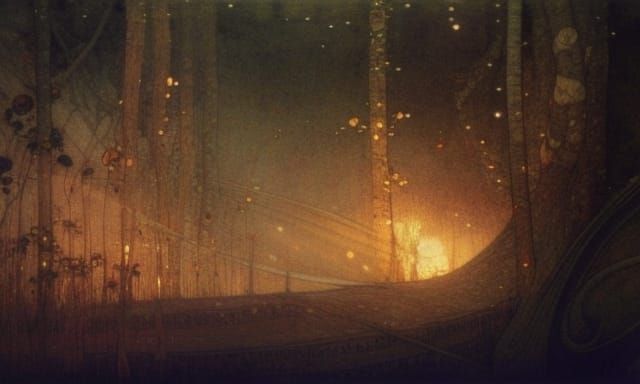 Enchanted Forest: Bokeh Lighting in Digital Art