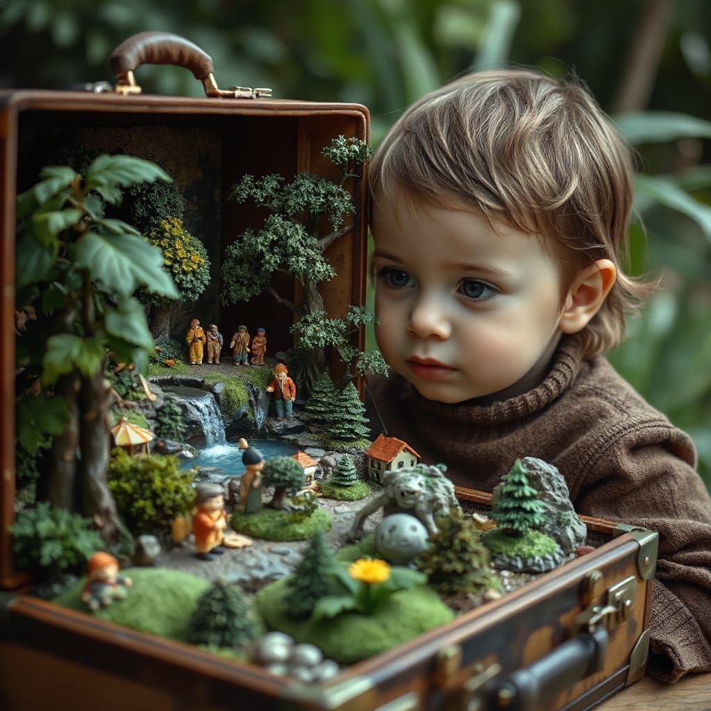 Enchanted Suitcase: A Child's Miniature World