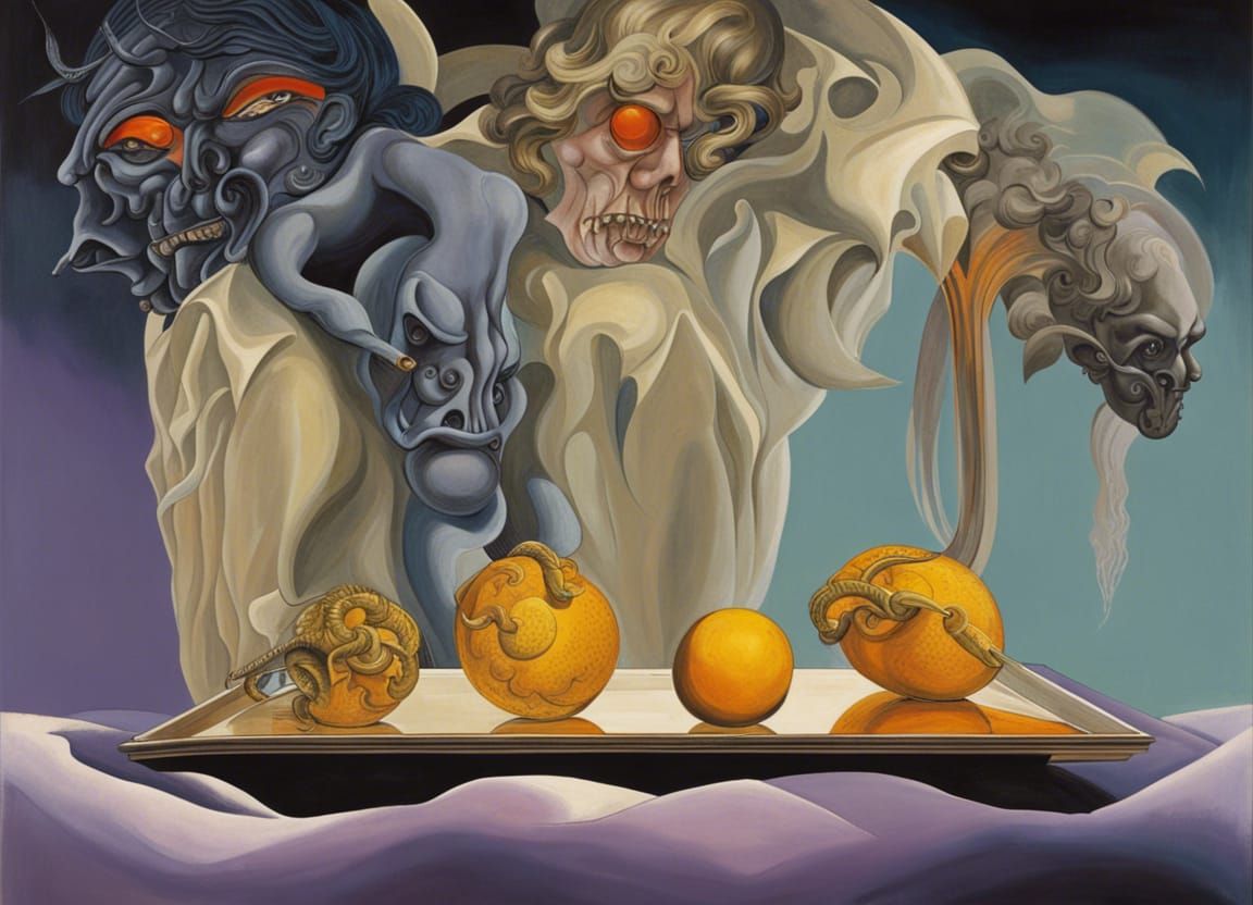 Blended Retro Surrealistic Twisted Reality