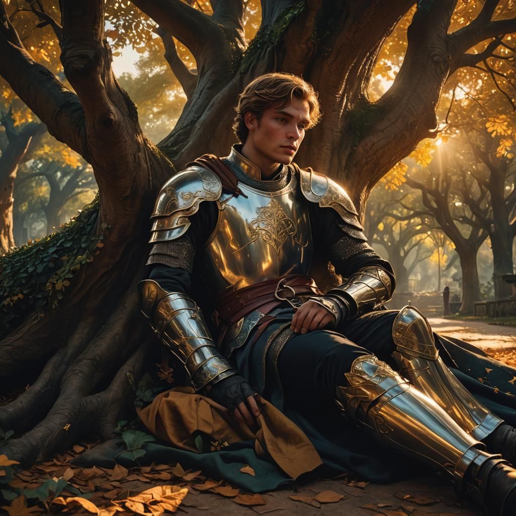 Knight and Princess: Atmospheric Matte Painting