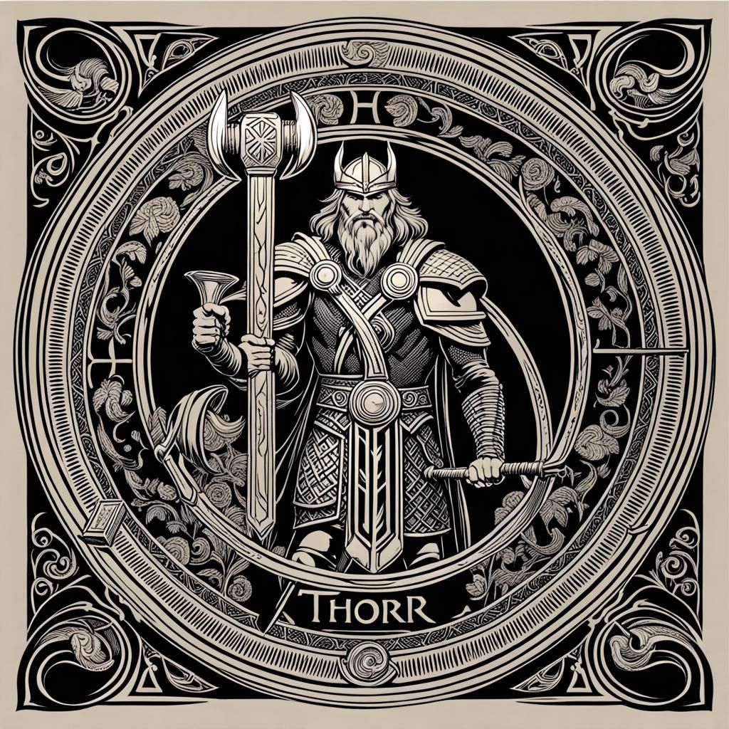 Thor, God of Thunder in Norse Mythology