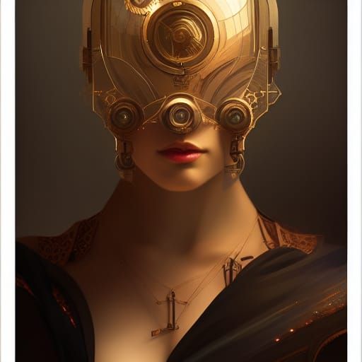 Steampunk Engine Concept Art in 8K Resolution