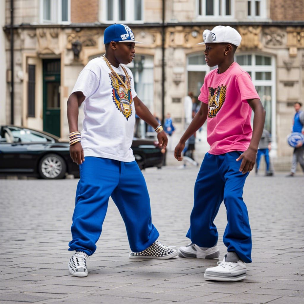 Hip Hop Street Dance Featuring Two Young Men