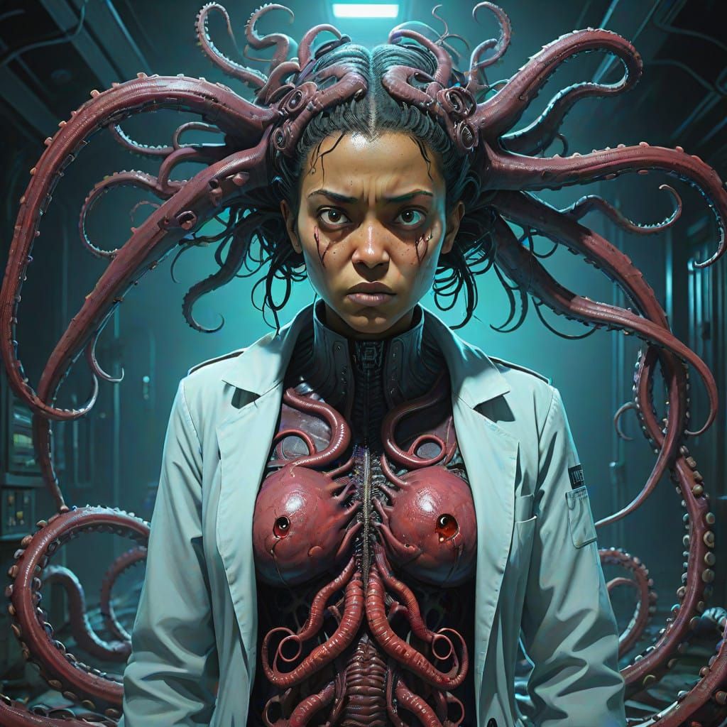 Grotesque Birth of a Cthulhu-like Abomination