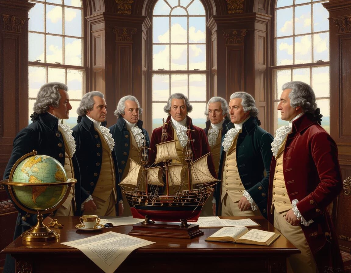 Planning the next voyage.