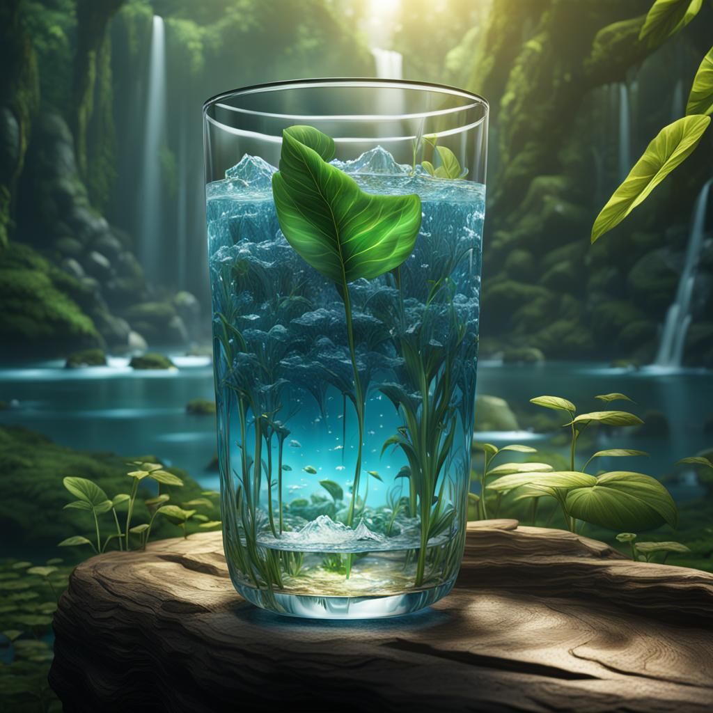 Amazon River in a Glass: Fantasy Concept Art