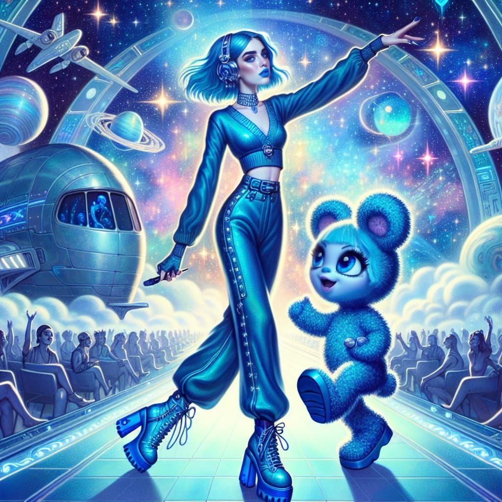 I know a galaxy, And I can take you for a ride, glitter in the sky and my eyes. Dua Lipa Inspired Mooncub