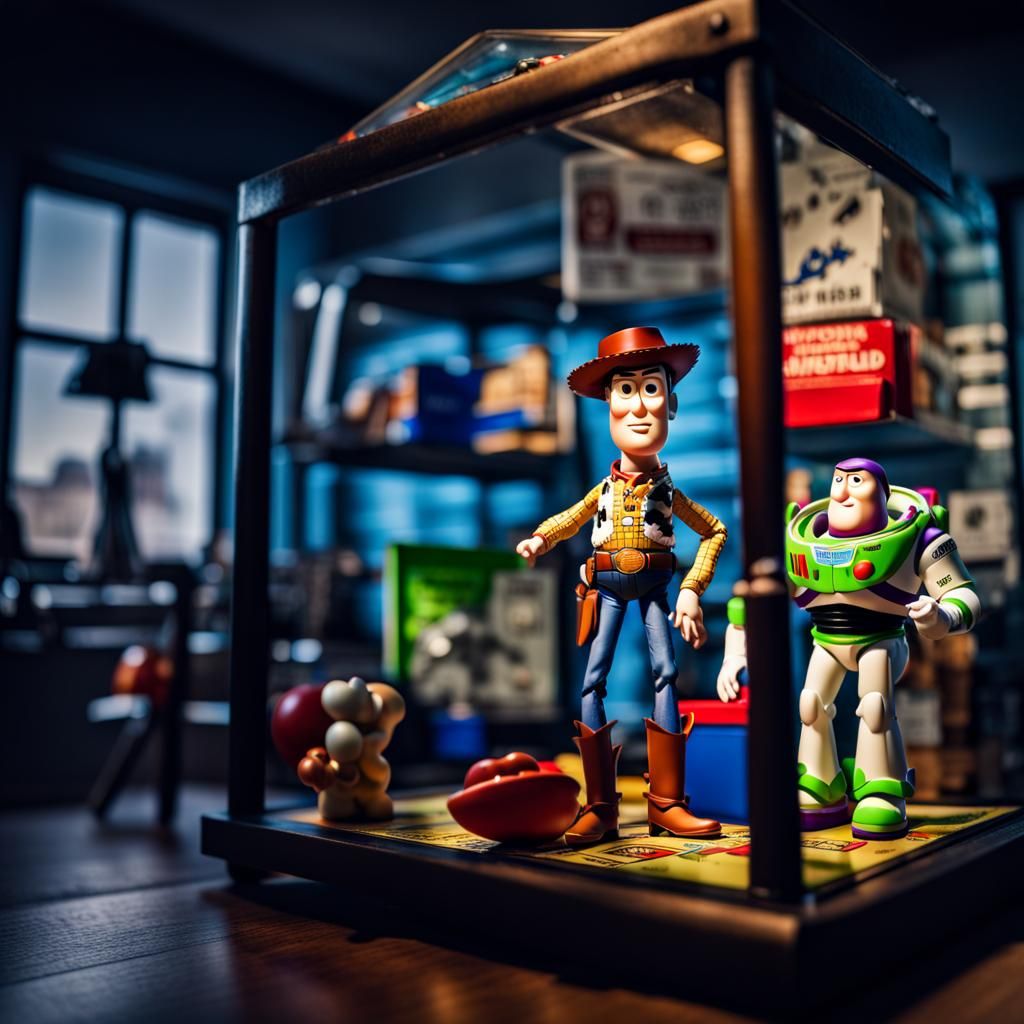 Hyperrealistic Toy Story Collection in HDR