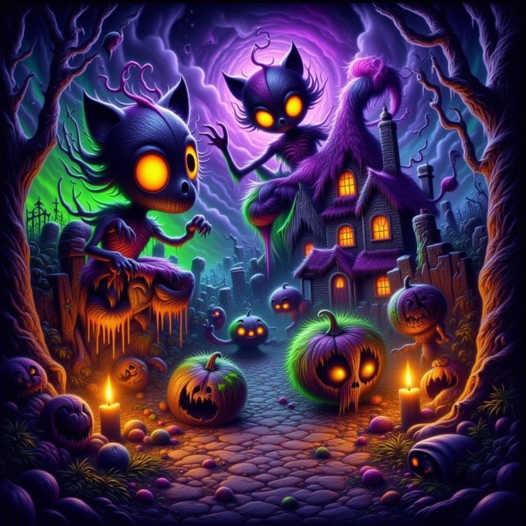 Twisted Halloween Creatures Haunt Living Haunted Houses