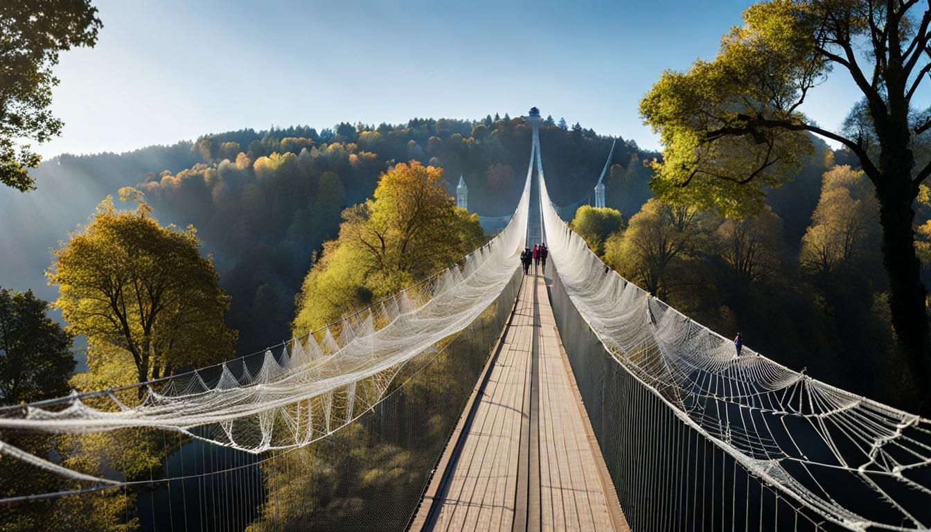 Spider Web Suspension Bridge for All