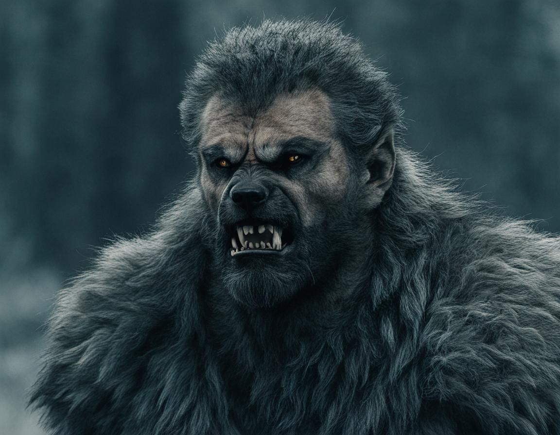 Fierce Wolf-Man: Mythical Creature