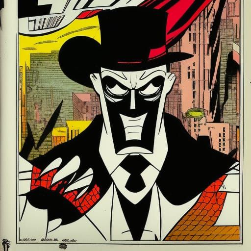 Supervillain Lair in Classic Comic Book Style