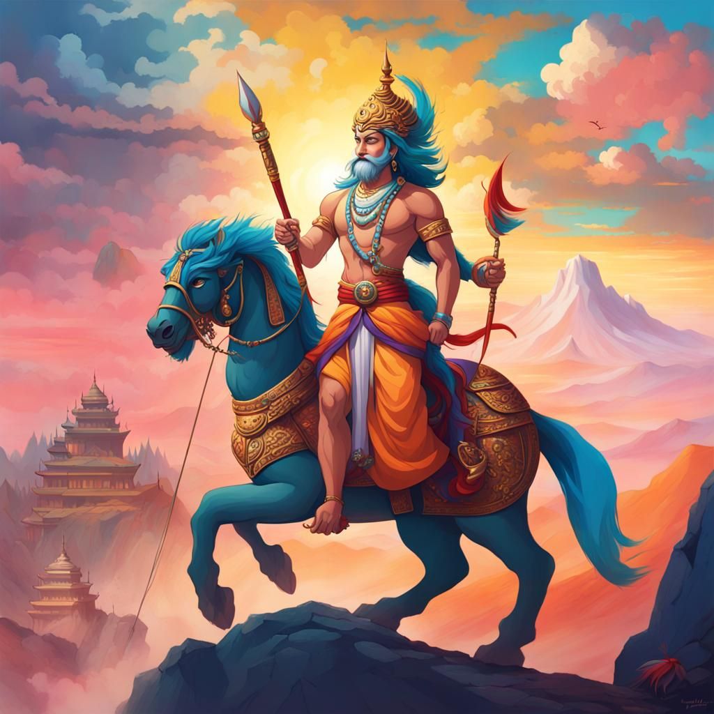 Indarapatra and Sulayman: Epic Tale in Digital Art