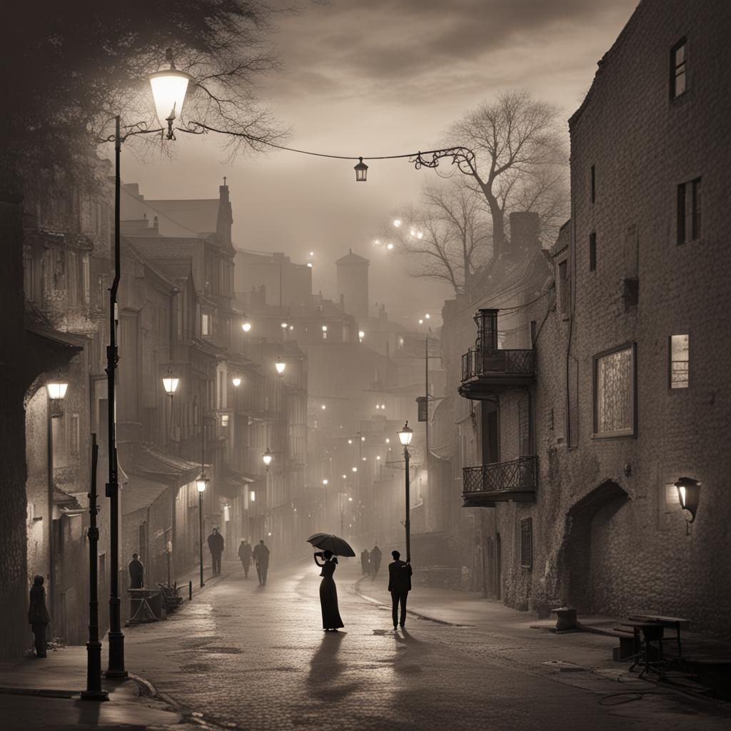 Romantic Evening in Prehistoric Cave Dwelling